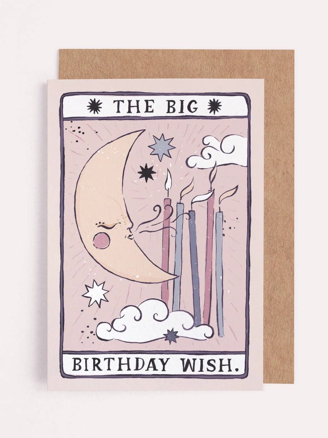 Sister Paper Co. Tarot Moon Birthday Card | Unisex Birthday Card | Moon Tarot | Twentyseven Toronto