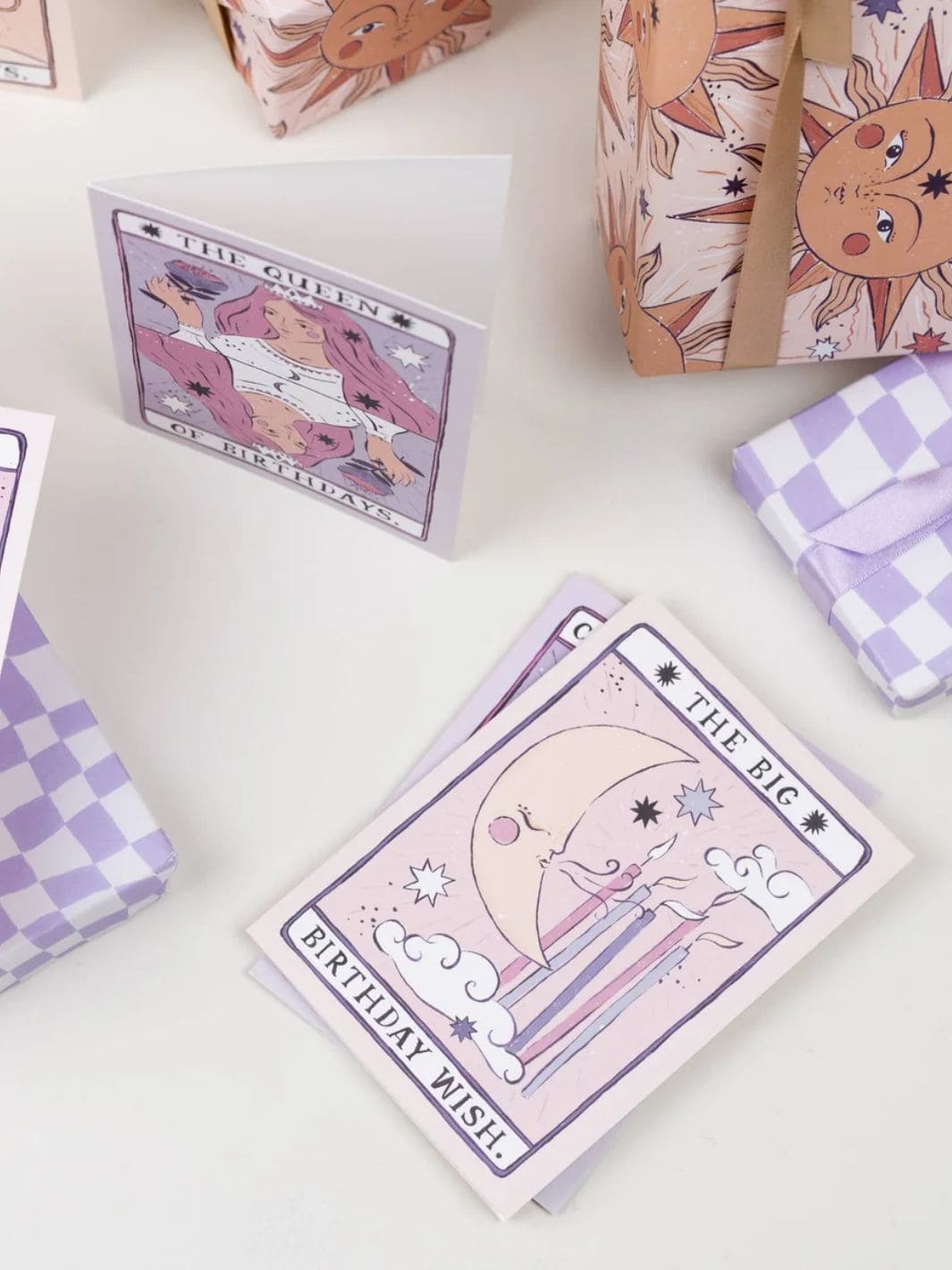 Sister Paper Co. Tarot Moon Birthday Card | Unisex Birthday Card | Moon Tarot | Twentyseven Toronto