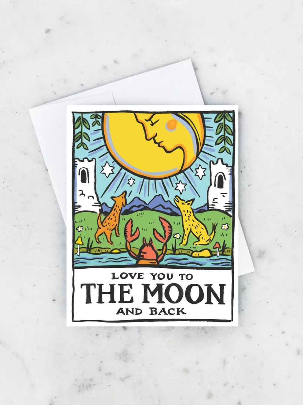 Idlewild Co. Tarot Moon Greeting Card | Twentyseven Toronto