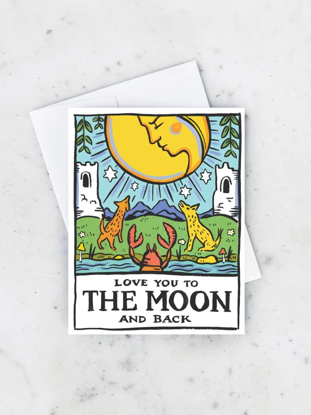 Idlewild Co. Tarot Moon Greeting Card | Twentyseven Toronto