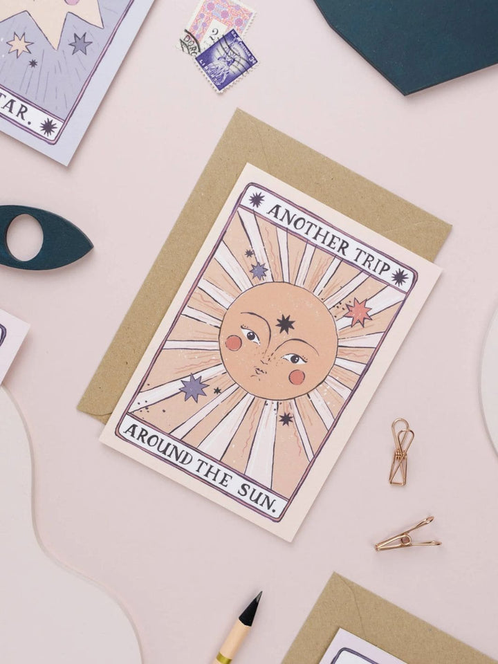Sister Paper Co. Tarot Sun Birthday Card | Tarot Card | Sun Greeting Cards | Twentyseven Toronto