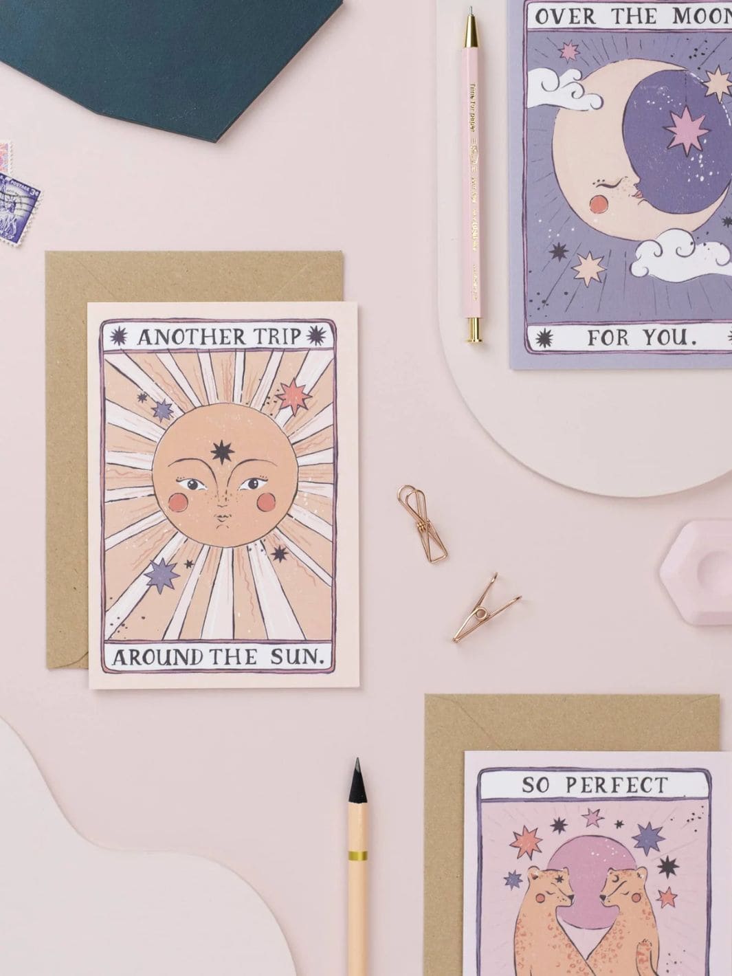 Sister Paper Co. Tarot Sun Birthday Card | Tarot Card | Sun Greeting Cards | Twentyseven Toronto