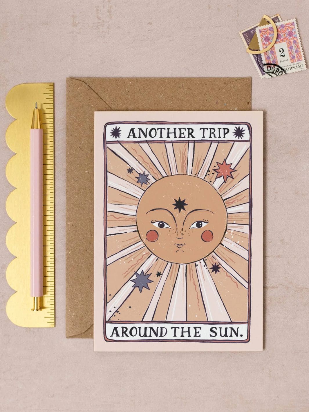 Sister Paper Co. Tarot Sun Birthday Card | Tarot Card | Sun Greeting Cards | Twentyseven Toronto