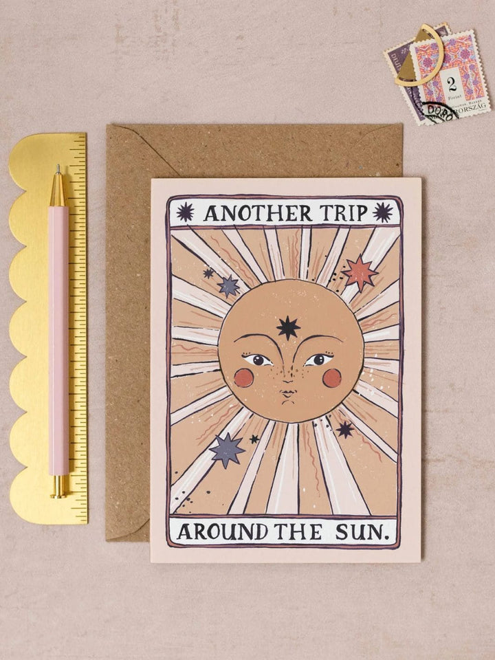 Sister Paper Co. Tarot Sun Birthday Card | Tarot Card | Sun Greeting Cards | Twentyseven Toronto