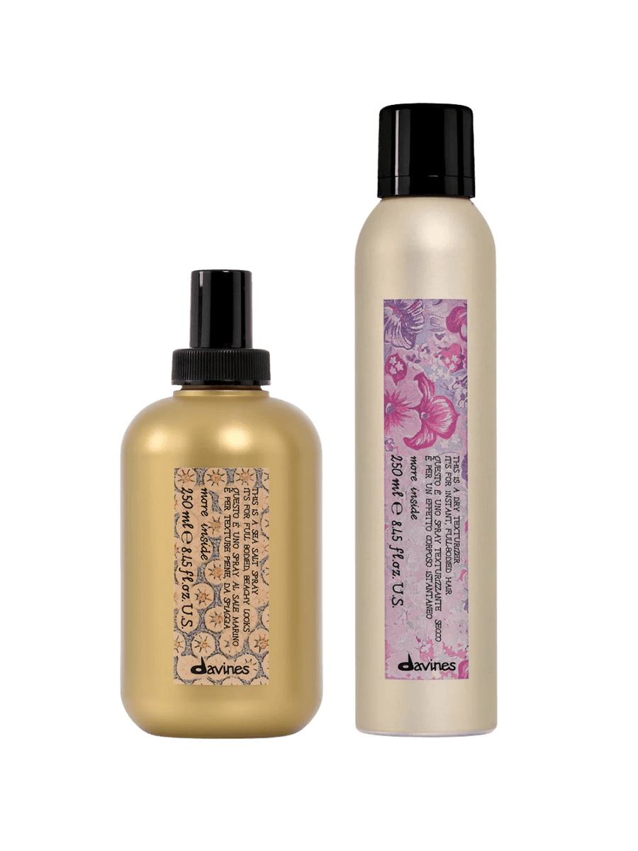 Set of two Davines hair care products including This is a Sea Salt Spray (250ml) and This is a Dry Texturizer (250ml) | Twentyseven Toronto