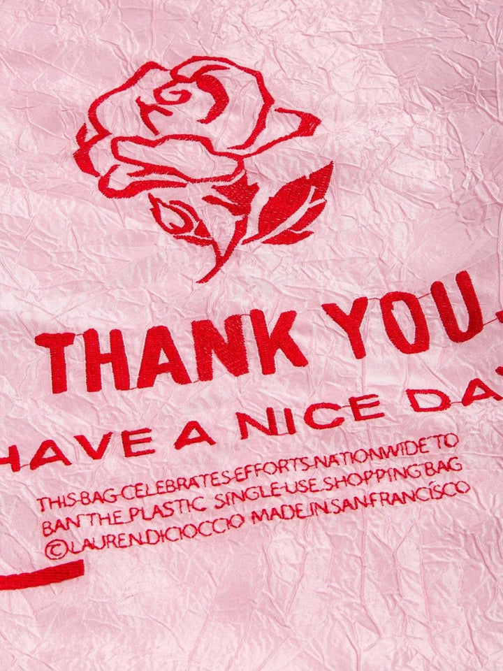 Open Editions Thank You Tote - Rose on Pink by Lauren DiCioccio | Twentyseven Toronto