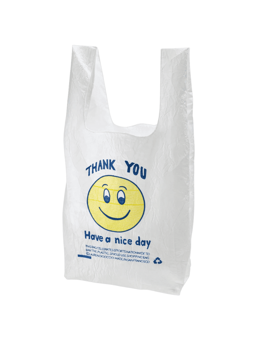 Open Editions Thank You Tote - Smile On White by Lauren DiCioccio | Twentyseven Toronto