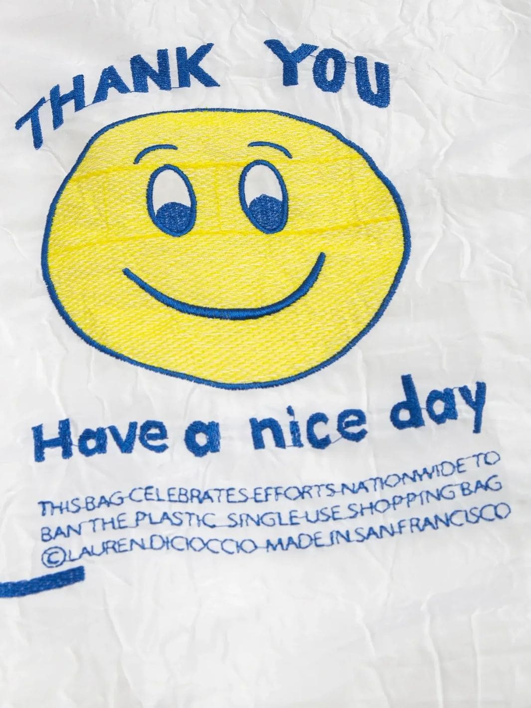 Open Editions Thank You Tote - Smile On White by Lauren DiCioccio | Twentyseven Toronto