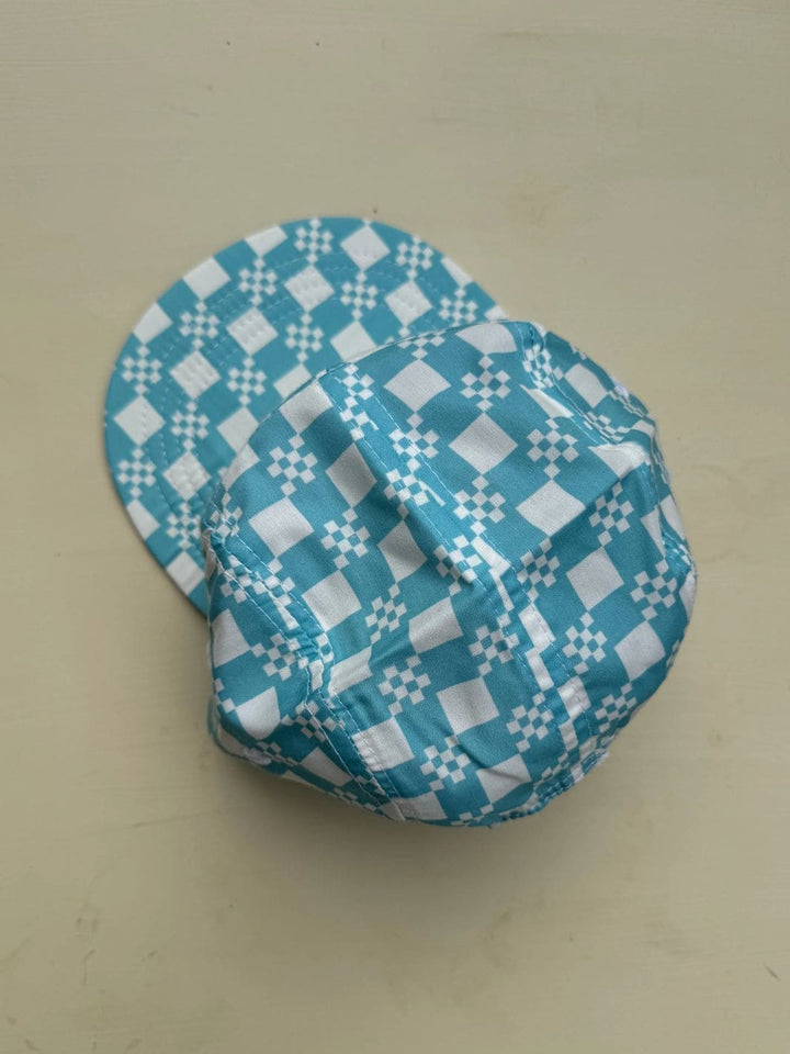 Twill & Pine The Blue Check - Sprout Baby & Kid's Five Panel Hat | Twentyseven Toronto