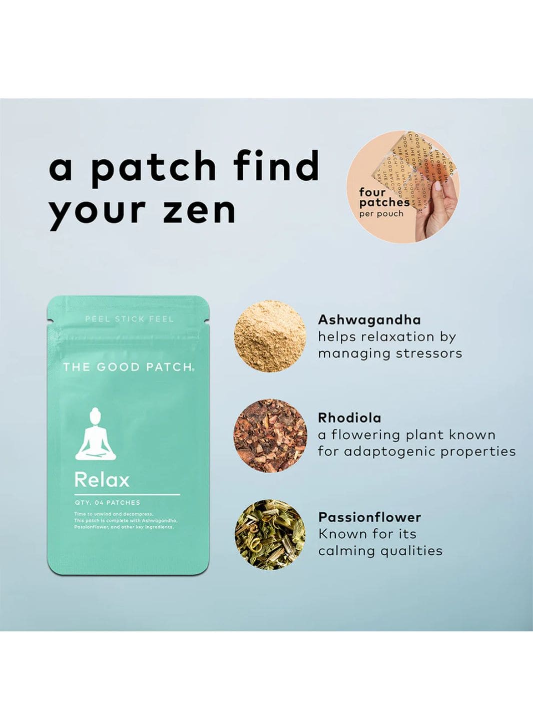 The Good Patch The Relax Patch (4 Count) | Twentyseven Toronto