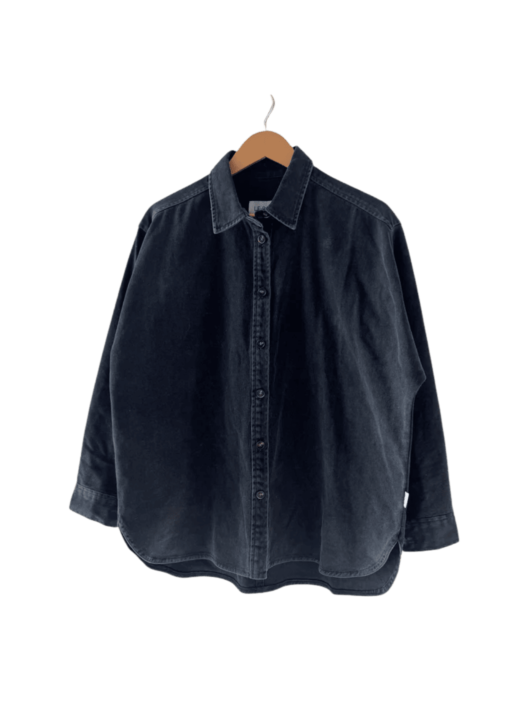 Le Bon Shoppe Theo Heavy Denim Jacket in Black Denim | Twentyseven Toronto