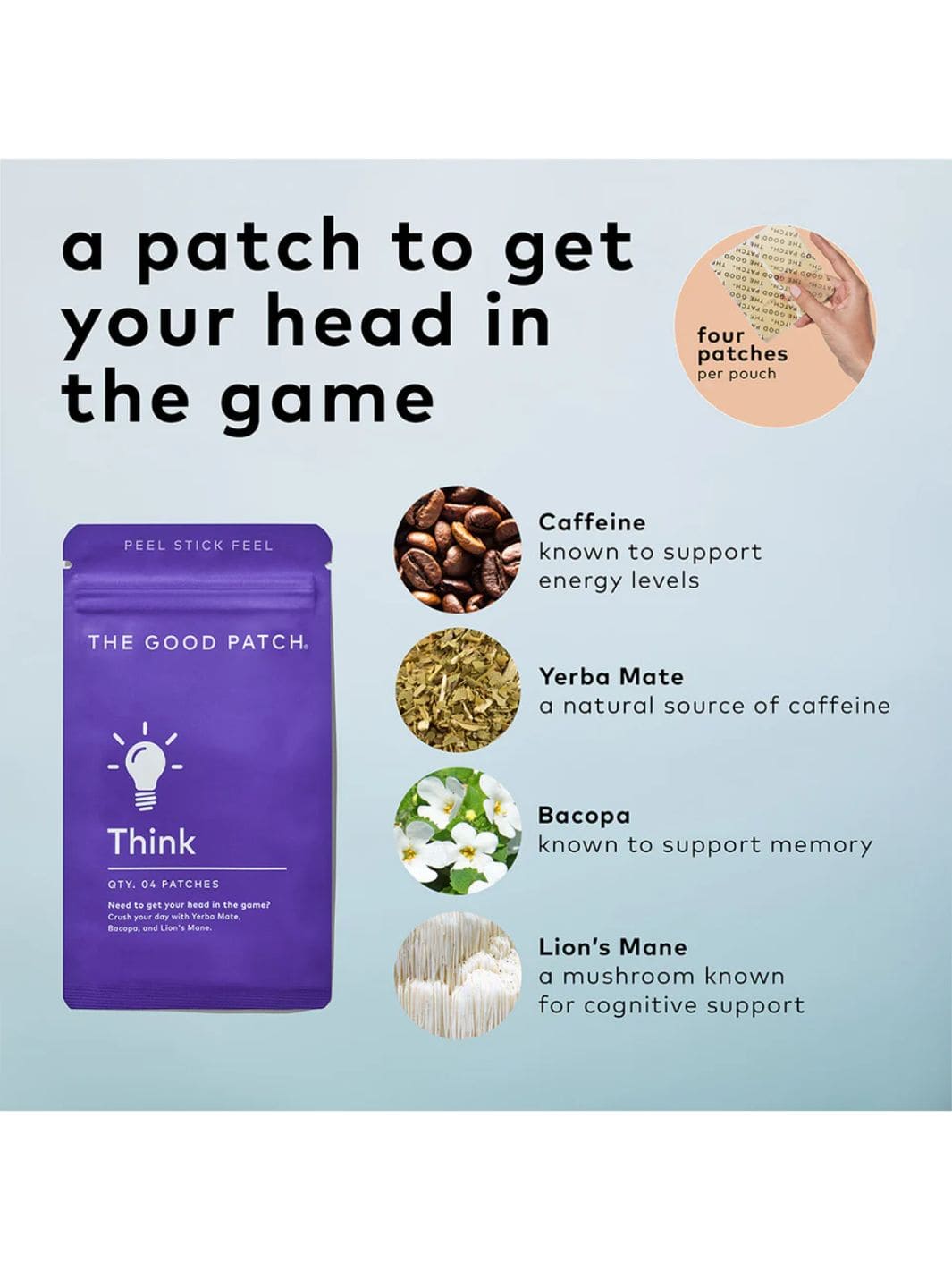 The Good Patch Think Patch (4 Count) | Twentyseven Toronto