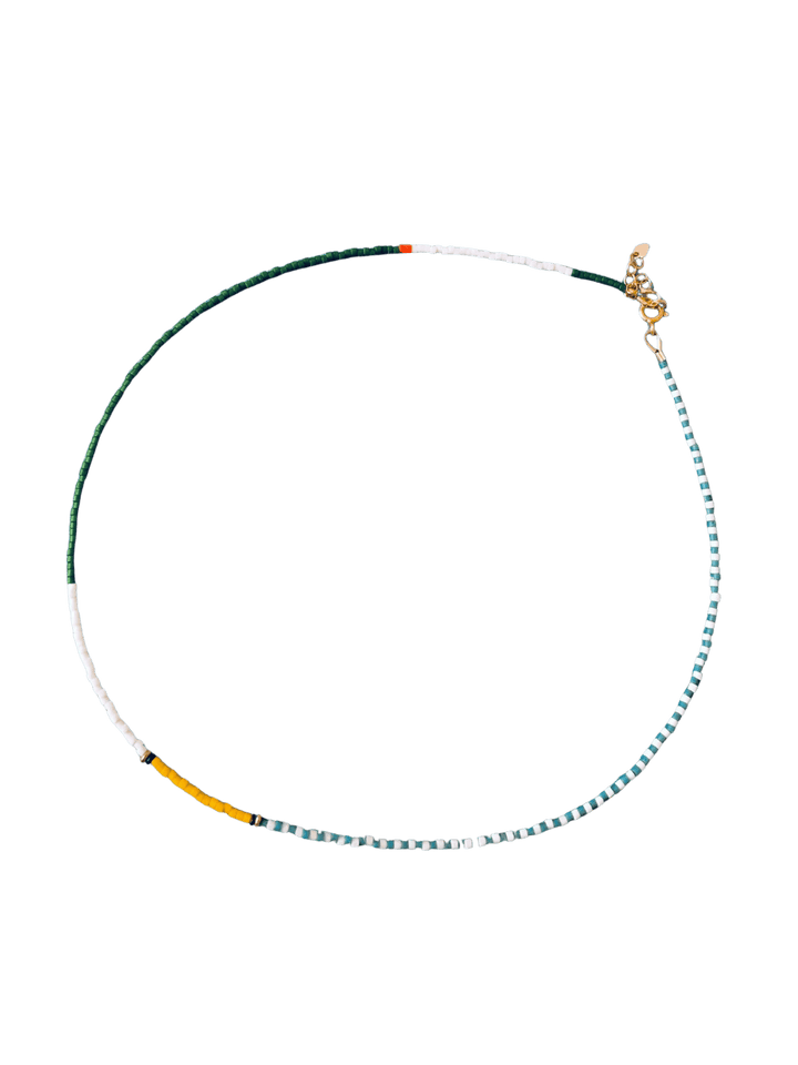 Alice Rise Thinnest Line Necklace in Fairway Green | Twentyseven Toronto