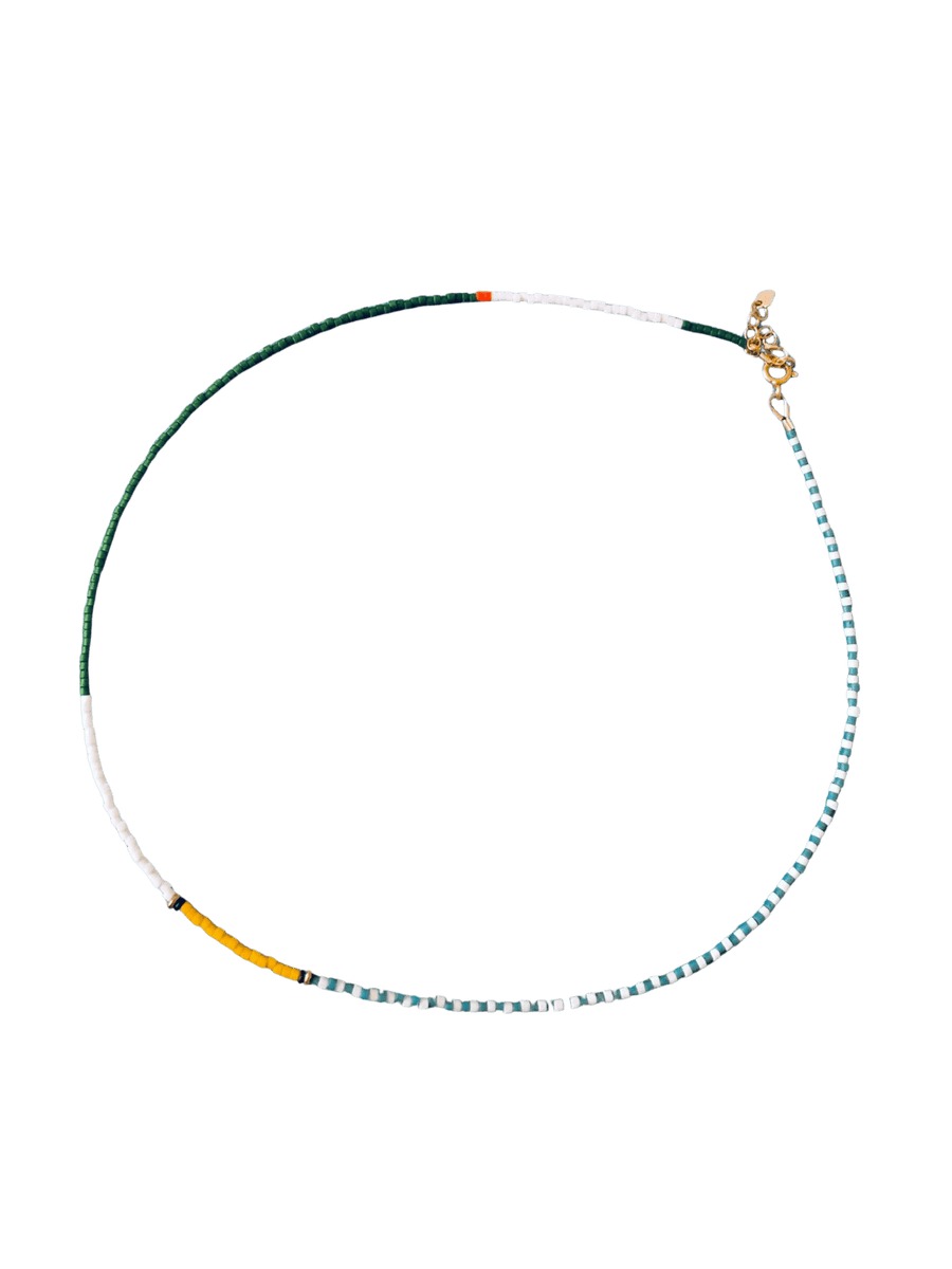 Alice Rise Thinnest Line Necklace in Fairway Green | Twentyseven Toronto