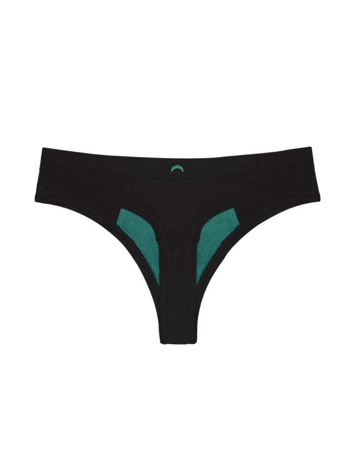 Huha Mineral Underwear Thong in Black | Twentyseven Toronto