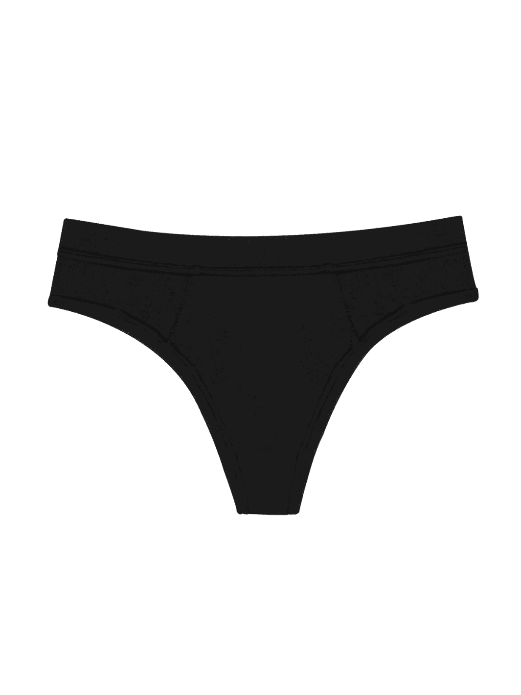 Huha Mineral Underwear Thong in Black | Twentyseven Toronto