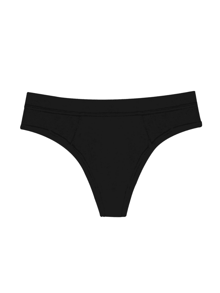 Huha Mineral Underwear Thong in Black | Twentyseven Toronto