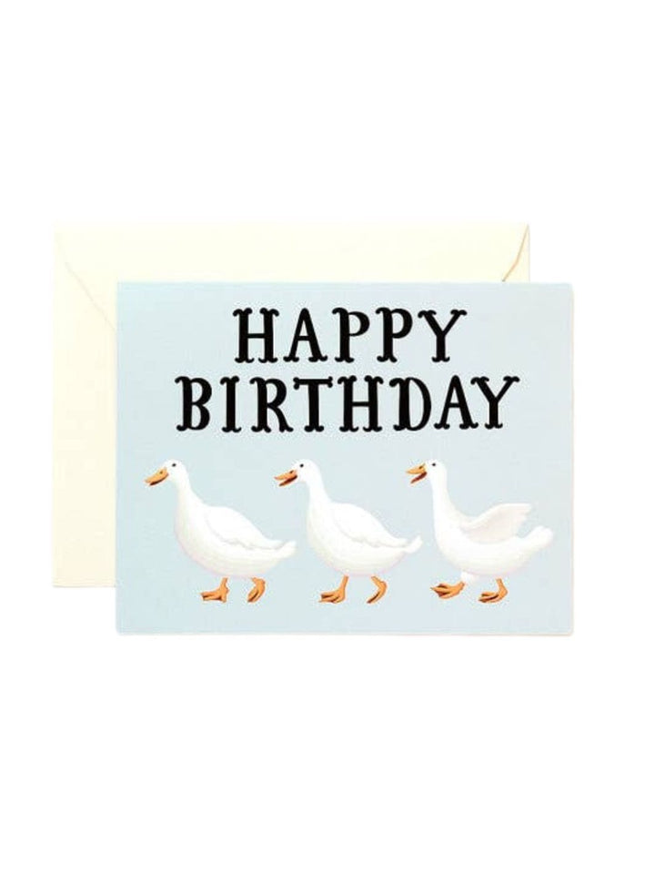 Clap Clap Design Three Ducks Happy Birthday Card | Twentyseven Toronto