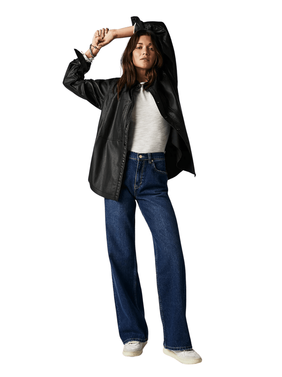 Free People We The Free Tinsley Baggy High-Rise Jeans in Dark Romance | Twentyseven Toronto