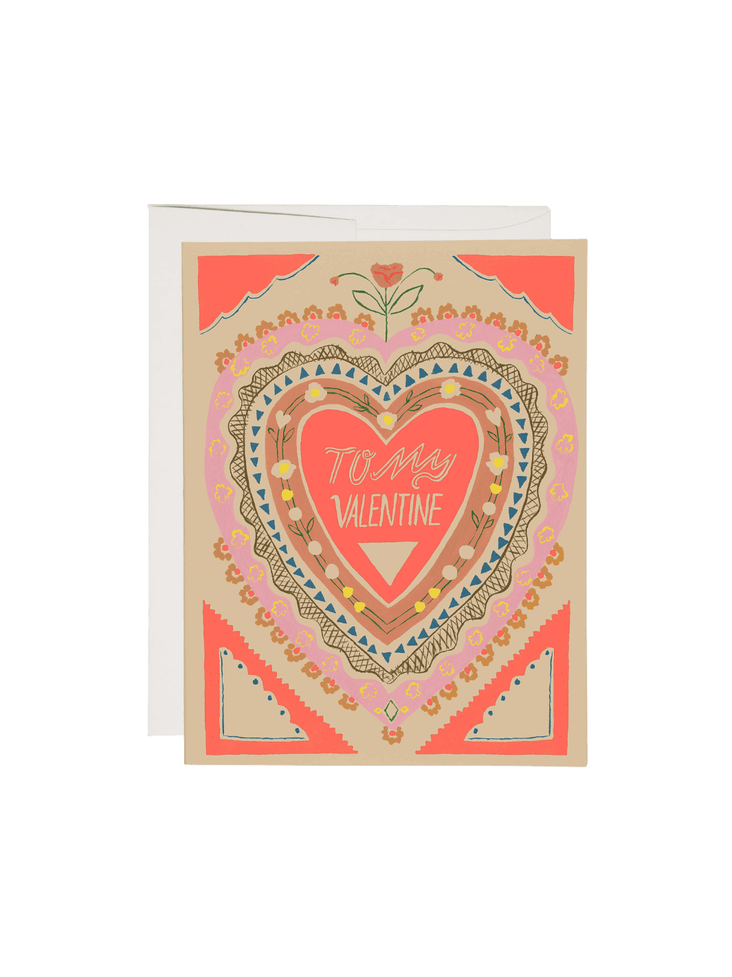Red Cap Cards To My Valentine Valentine's Day Greeting Card by Emily Isabella | Twentyseven Toronto