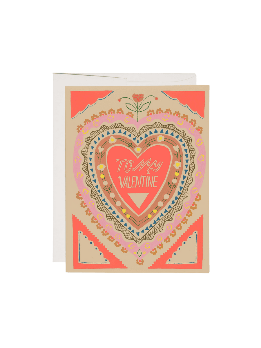 Red Cap Cards To My Valentine Valentine's Day Greeting Card by Emily Isabella | Twentyseven Toronto