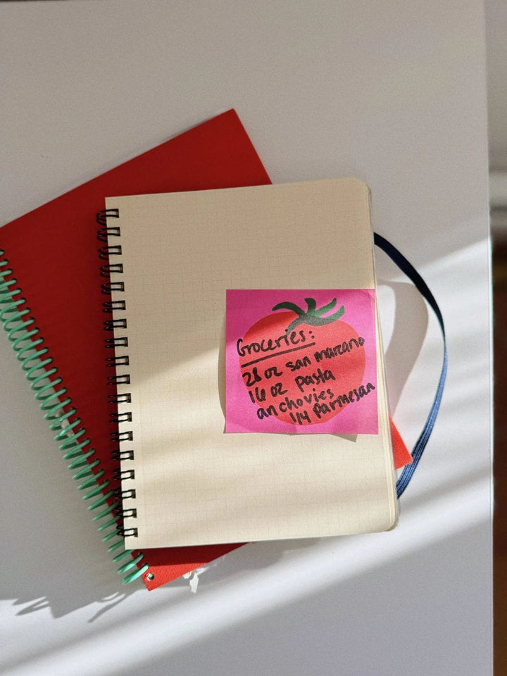 Mel Andrel Tomato-do List Sticky Notes | Twentyseven Toronto