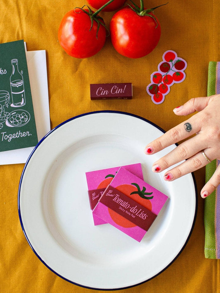 Mel Andrel Tomato-do List Sticky Notes | Twentyseven Toronto
