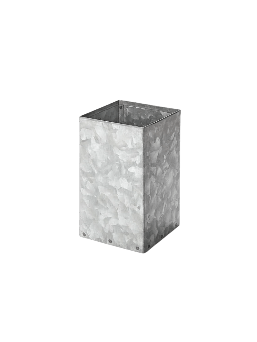 Fog Linen Work Tool Stand is a minimalist rectangular organizer made from durable galvanized steel with visible rivet details | Twentyseven Toronto