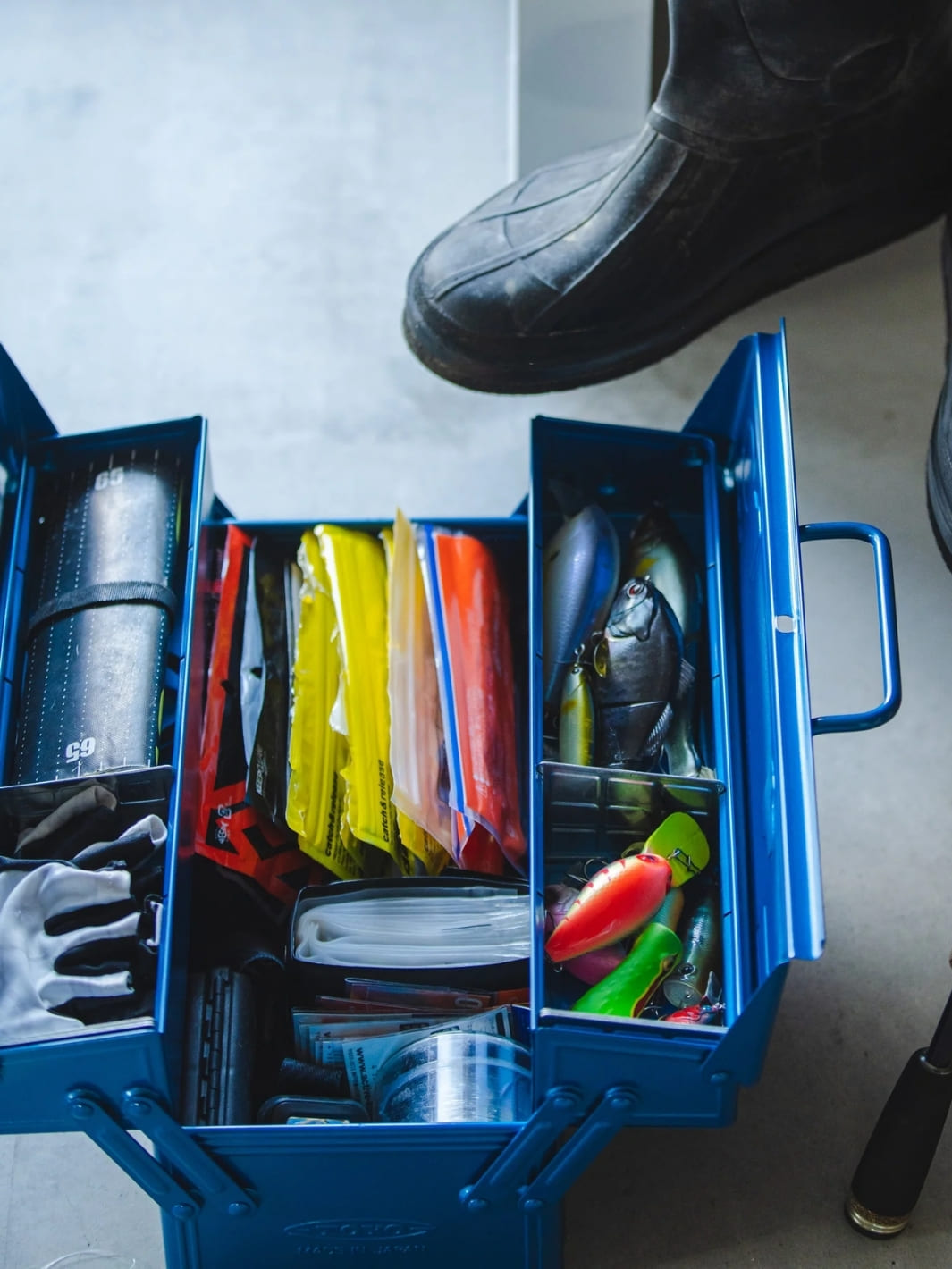 Toyo Steel Two Tier ST-350 Toolbox - Blue | Twentyseven Toronto