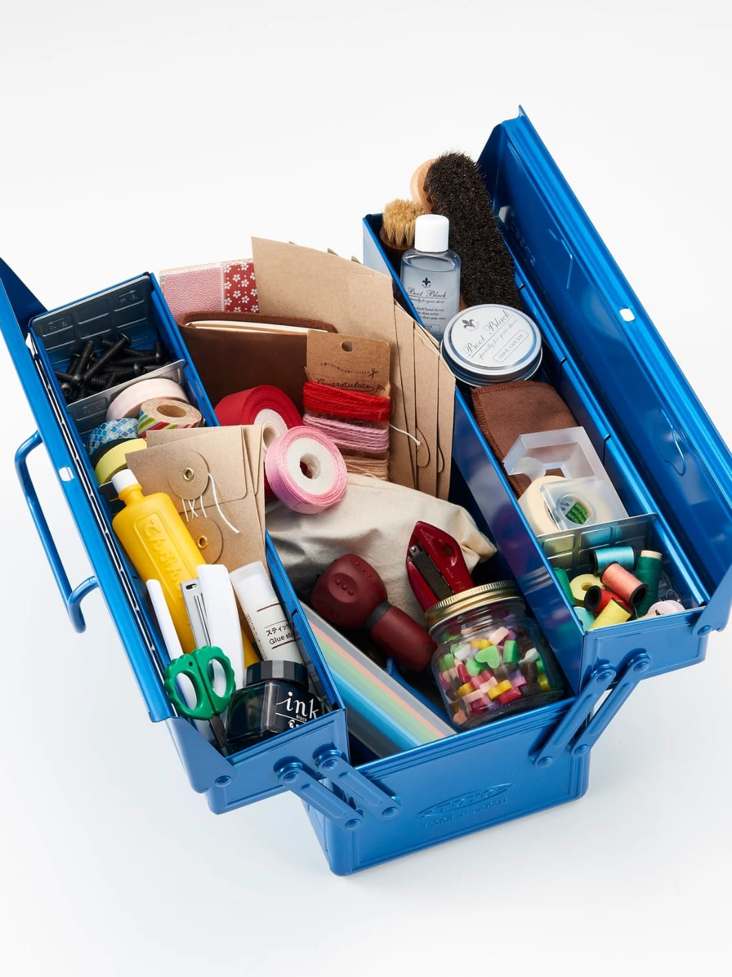 Toyo Steel Two Tier ST-350 Toolbox - Blue | Twentyseven Toronto