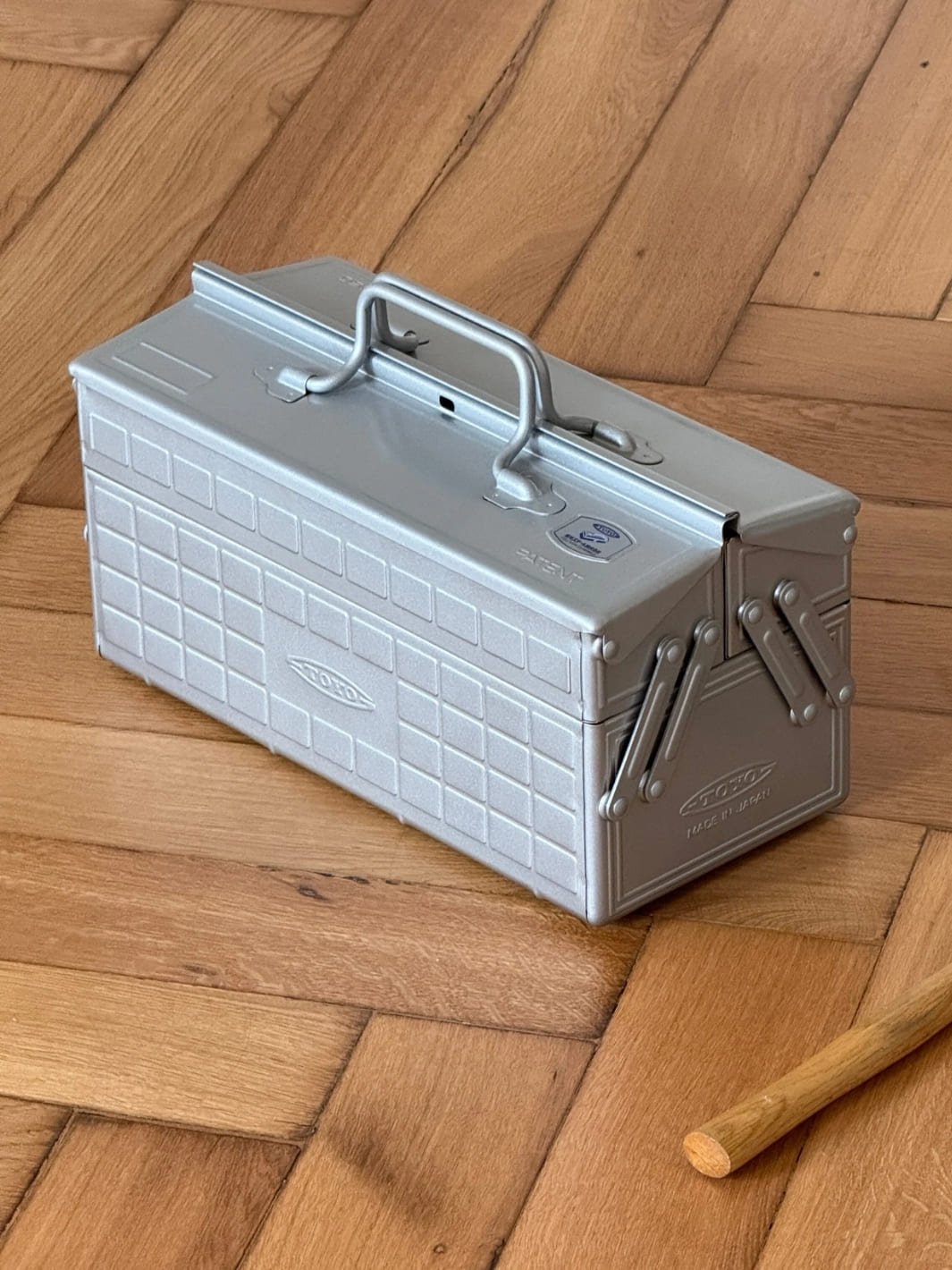 Toyo Steel Two Tier ST-350 Toolbox - Silver | Twentyseven Toronto