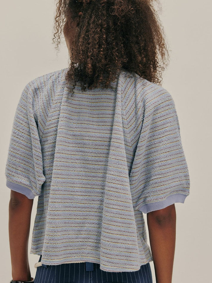 Free People Tropic Sweatshirt in Baby Blue Combo | Twentyseven Toronto
