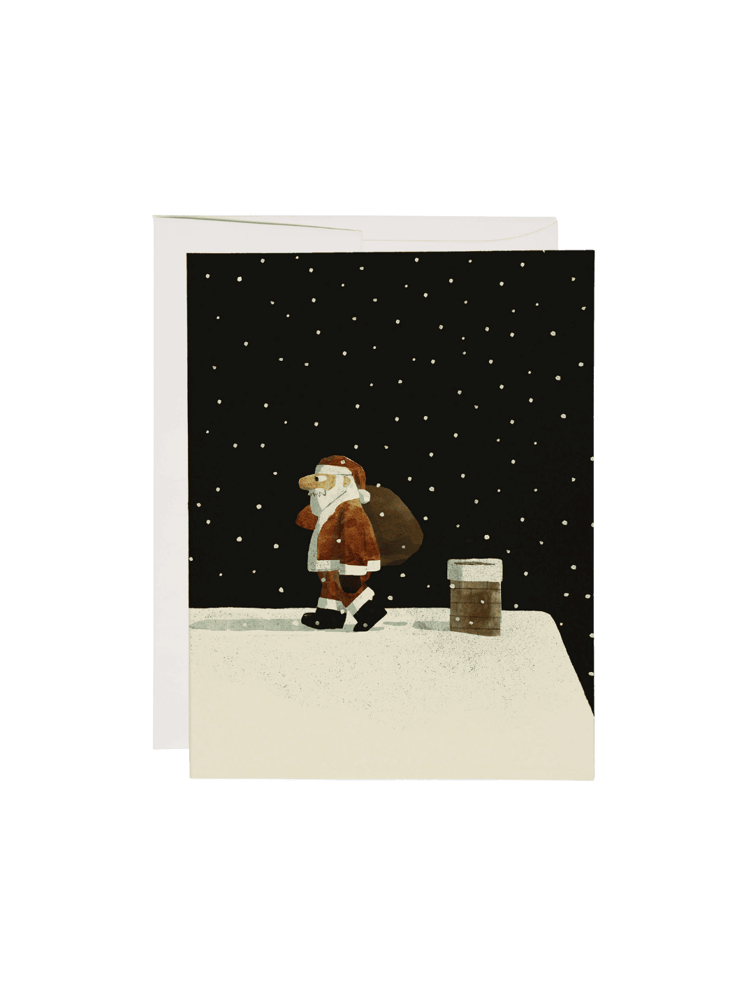 Red Cap Cards Up On The Housetop Holiday Greeting Card | Twentyseven Toronto