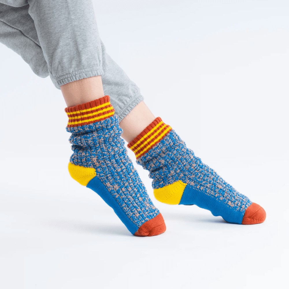 Twentyseven Toronto - Verloop Varsity Knit House Socks - Cobalt