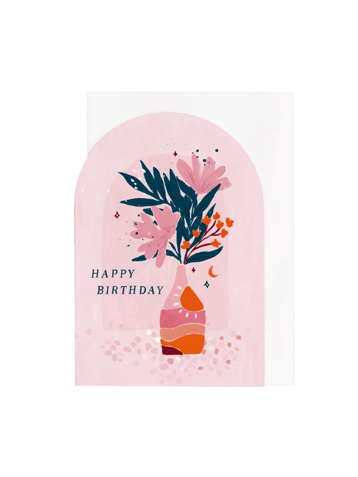 Sister Paper Co. Vase Birthday Card | Floral Birthday Card | Birthday Cards | Twentyseven Toronto