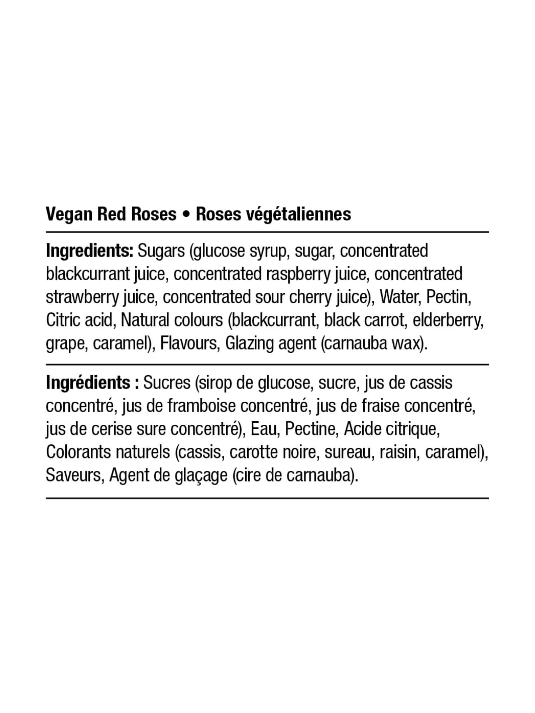 Squish Candy Vegan Red Roses Gummies | Twentyseven Toronto