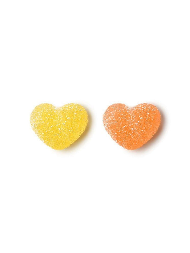 Squish Candy Vegan Sour Peach Hearts Gummies | Twentyseven Toronto