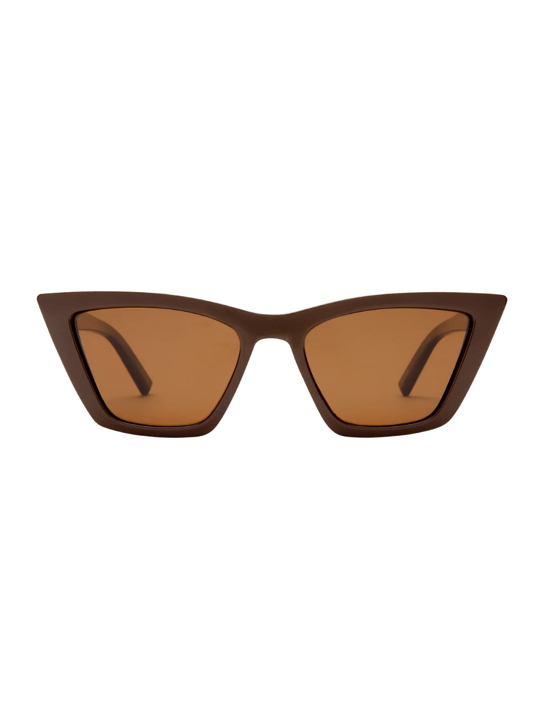 Le Specs Velodrome - Cocoa sunglasses against a transparent background | Twentyseven Toronto