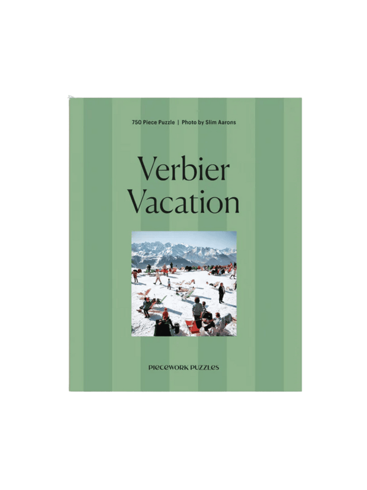 Piecework Puzzles Verbier Vacation - 750 Piece Puzzle | Twentyseven Toronto