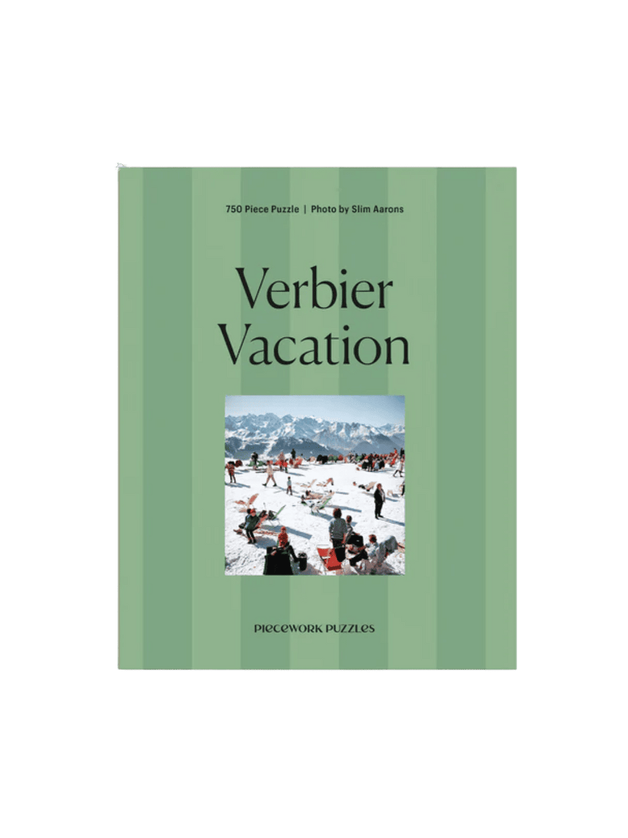Piecework Puzzles Verbier Vacation - 750 Piece Puzzle | Twentyseven Toronto