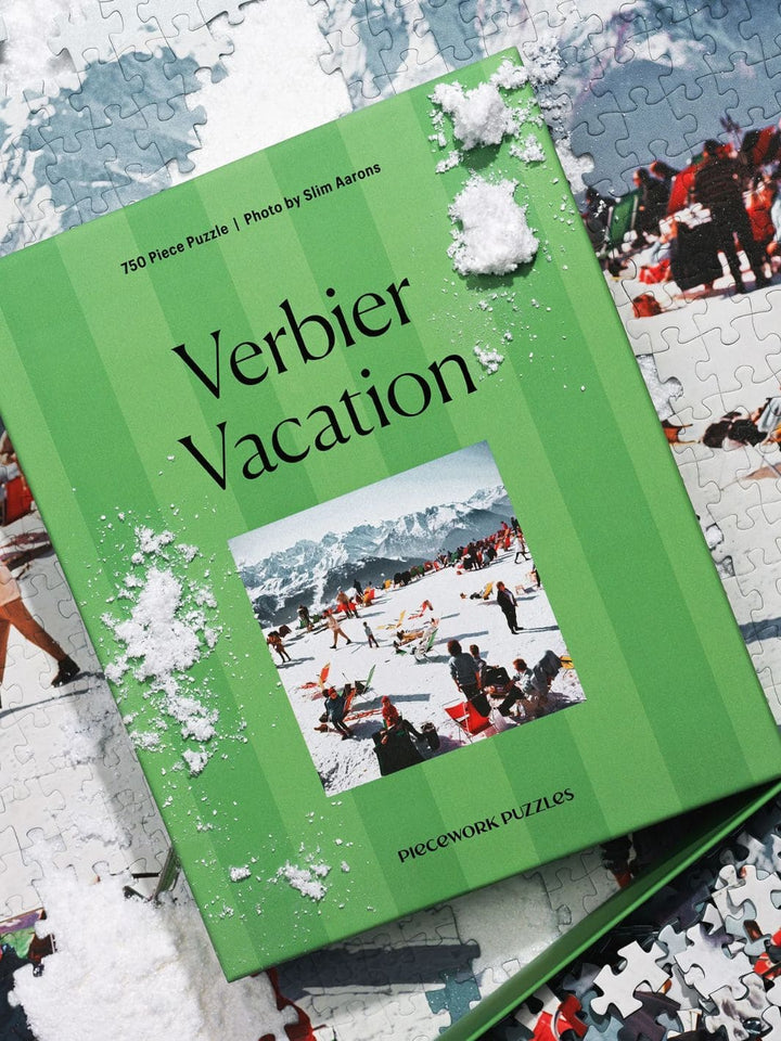 Piecework Puzzles Verbier Vacation - 750 Piece Puzzle | Twentyseven Toronto