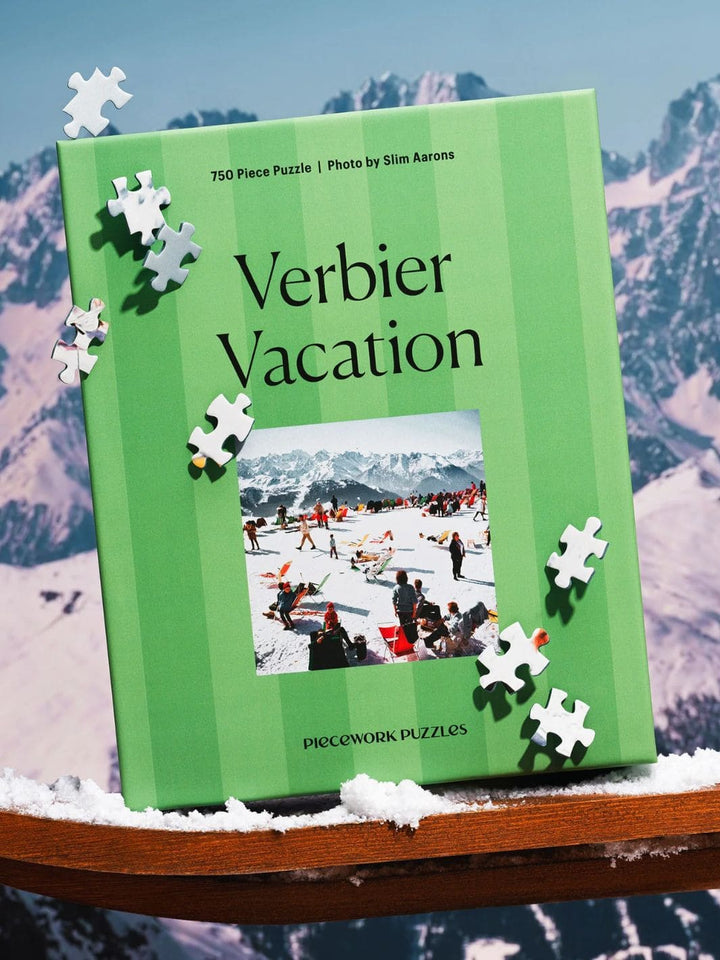 Piecework Puzzles Verbier Vacation - 750 Piece Puzzle | Twentyseven Toronto