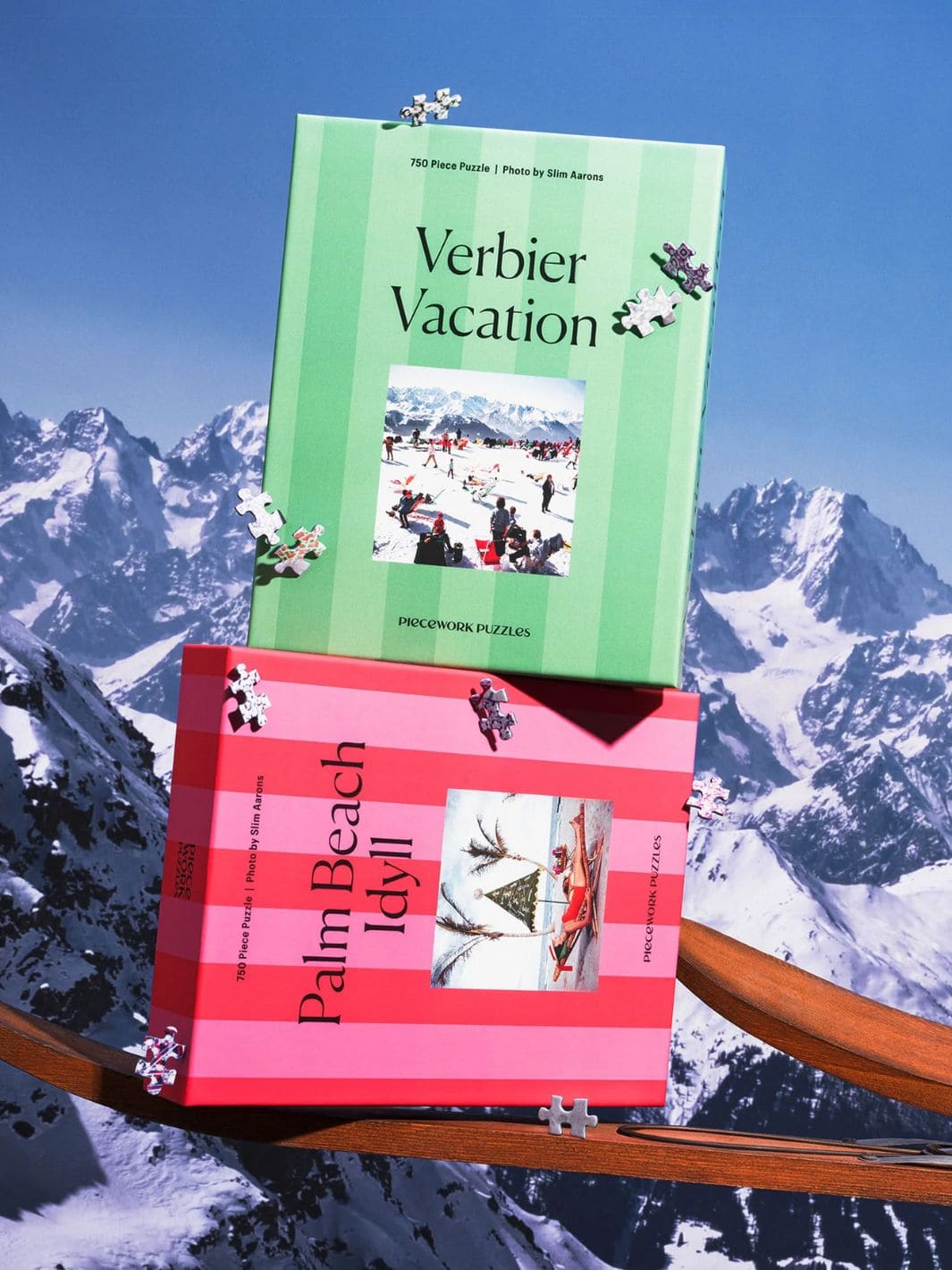 Piecework Puzzles Verbier Vacation - 750 Piece Puzzle | Twentyseven Toronto