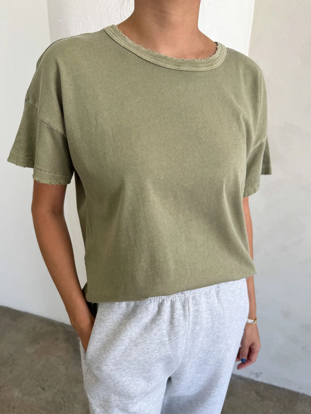 Le Bon Shoppe Vintage Fille Tee - Pistachio | Twentyseven Toronto