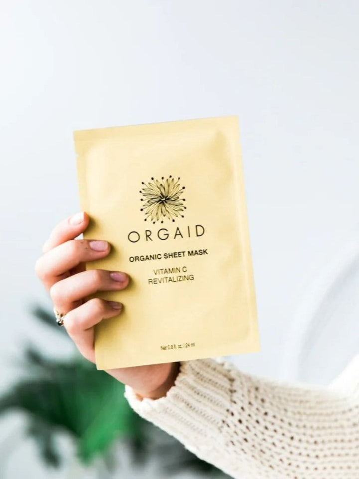 ORGAID Vitamin C & Revitalizing Organic Sheet Mask (4-Pack) | Twentyseven Toronto