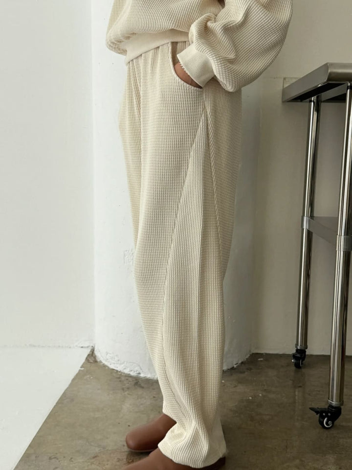 Le Bon Shoppe Waffle Lo Pants in Naturel | Twentyseven Toronto