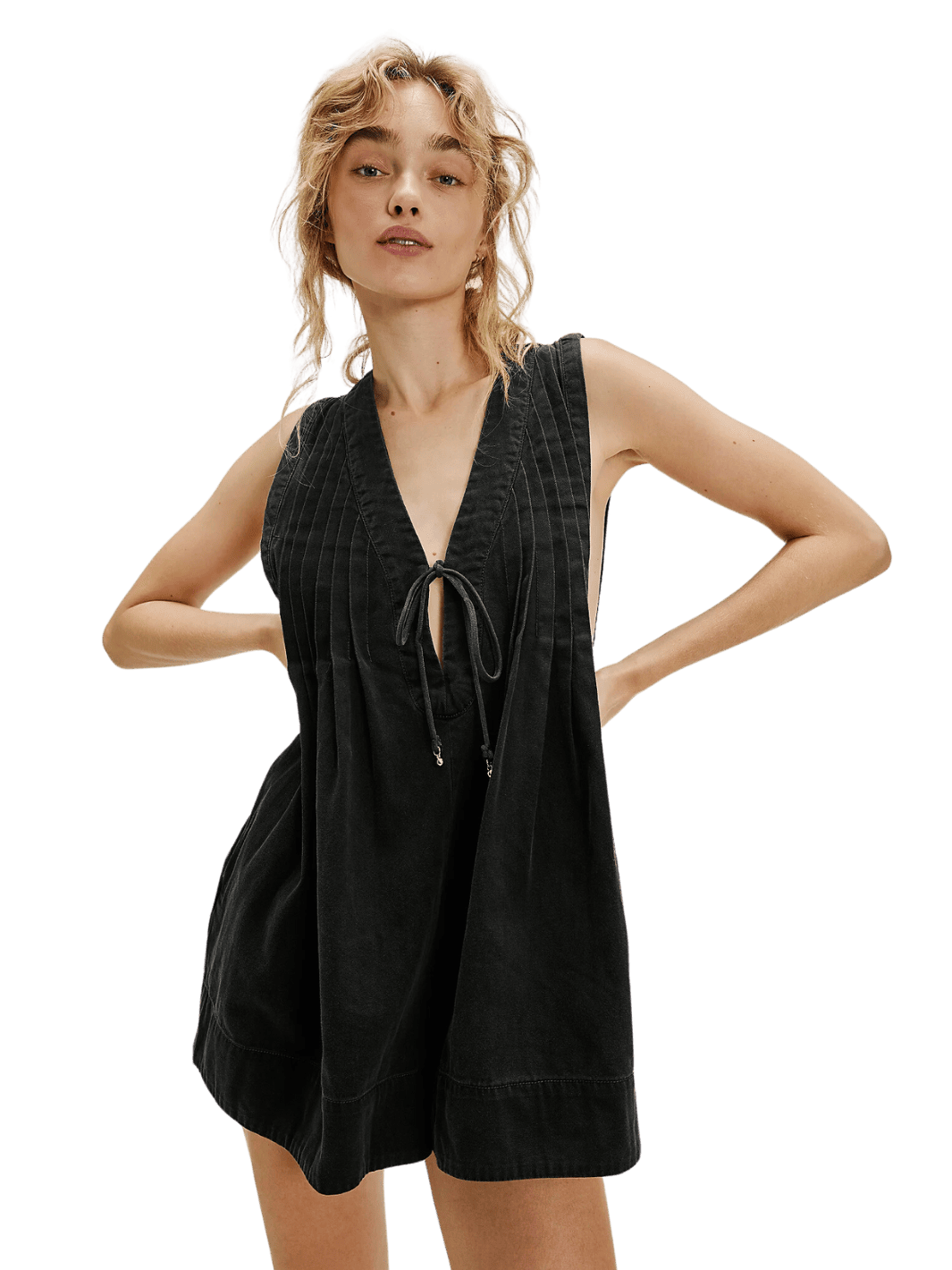 Webster Romper - Black Wash