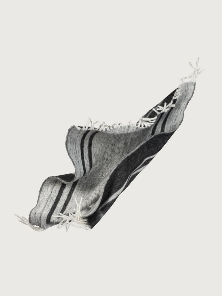 Bongusta Weekend Plaid, Creme & Ink Blanket | Twentyseven Toronto