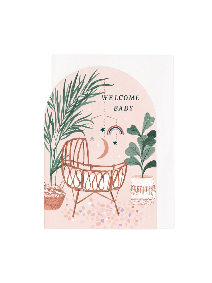 Sister Paper Co. Welcome Baby Card | New Baby Card | Gender Neutral Baby Card | Twentyseven Toronto