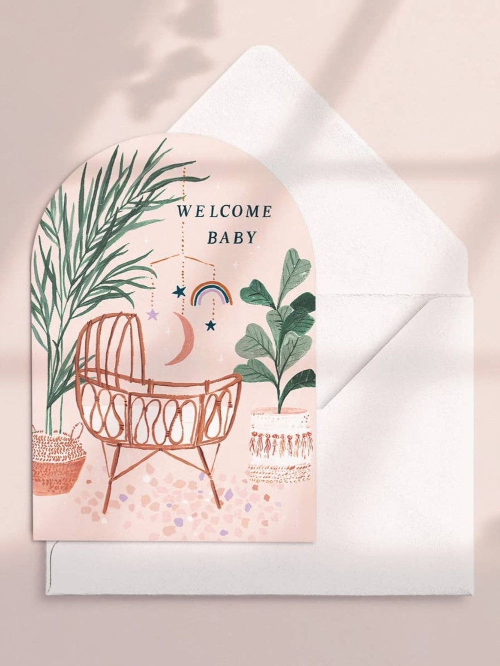 Sister Paper Co. Welcome Baby Card | New Baby Card | Gender Neutral Baby Card | Twentyseven Toronto